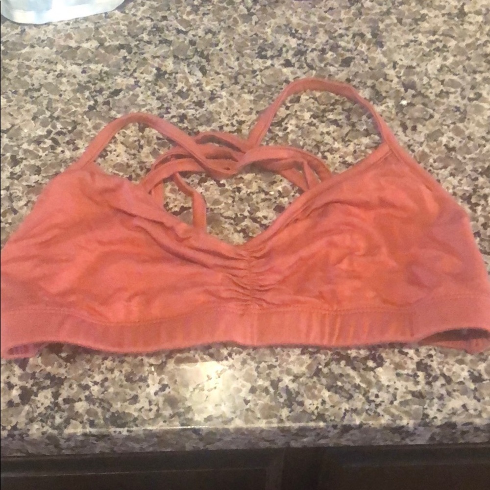 Small bralette in rust color